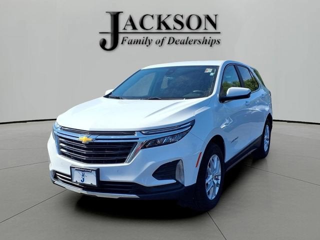 2024 Chevrolet Equinox LT in Summit White — front three-quarter view