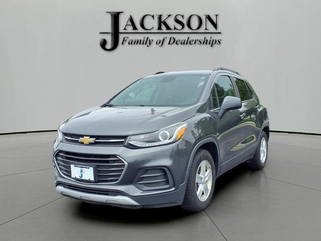2019 Chevrolet Trax LT in Nightfall Gray Metallic — front three-quarter view